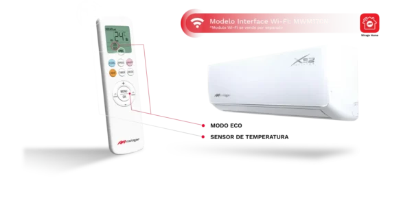 AIRE ACONDICIONADO MIRAGE INVERTER X32 9.000 BTU/220V - Image 6